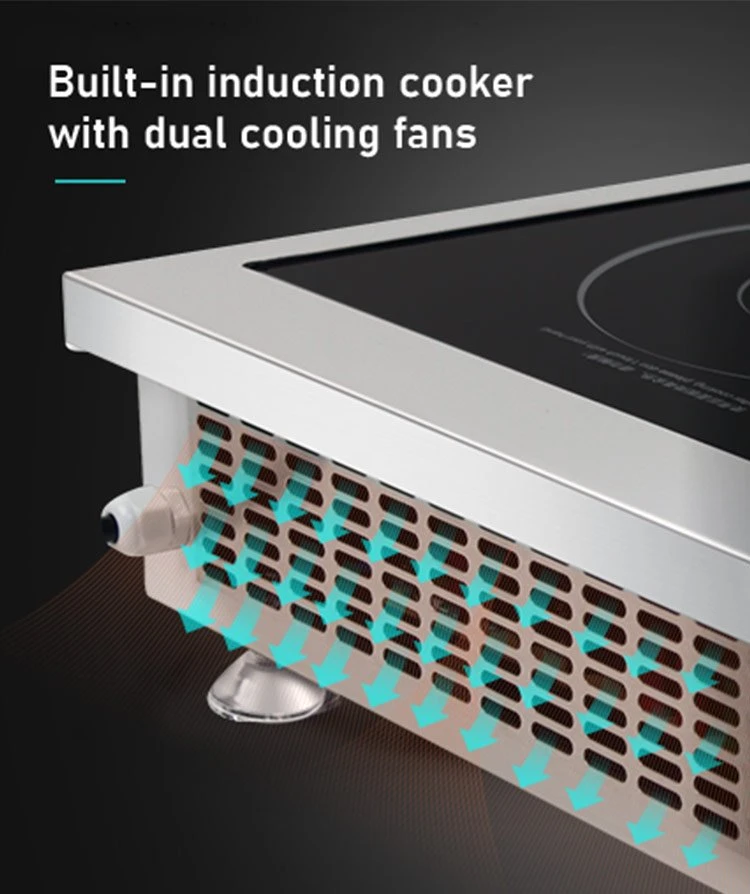 button control commercial induction cooker 3500w020