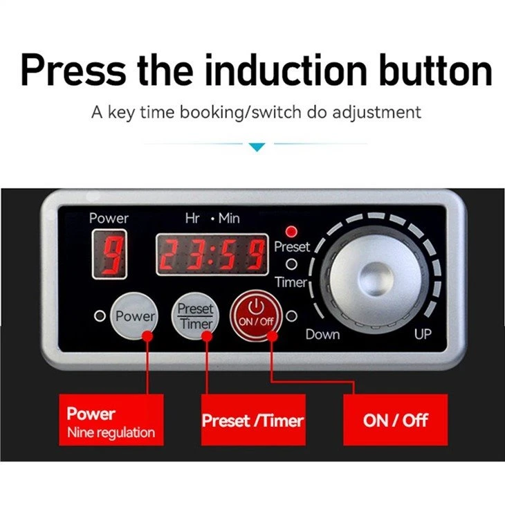 WOK type commercial induction cooker 3500w
