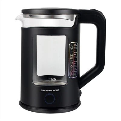 Sklenená kanvica na reguláciu teploty